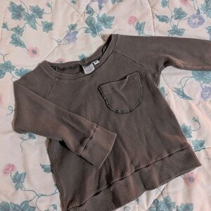 (5 For $20) Toddler Waffle Knit Top